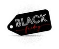 Black Friday, discount label banner