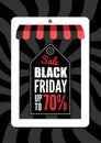 Black Friday, Electronic commerce design. Royalty Free Stock Photo