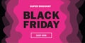 Black Friday. Friday is here. Shop now. Vector illustration.