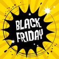 Black friday label Royalty Free Stock Photo