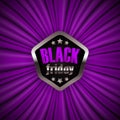 Black friday label Royalty Free Stock Photo