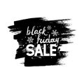 Black friday lettering