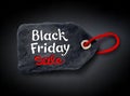 Black Friday lettering and plasticine tag banner