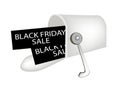 Black Friday Letters in A Gray Mailbox