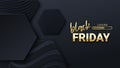 Black Friday loading bar background, banner poster design template. Progress loading bar. Black friday sale. Vector