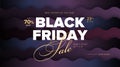 Black Friday modern promotion square web banner for social media