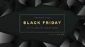 Black Friday modern promotion square web banner for social media