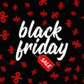 Black Friday percent seamless sale background. Discount black friday business pattern promotion wallpaper