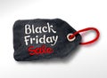 Black Friday plasticine tag banner