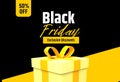 Black Friday Special Offer discount, text banner background, symbol discount, v21 Royalty Free Stock Photo