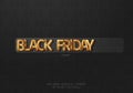Black Friday. Progress loading bar in the form of lettering Black Friday Royalty Free Stock Photo