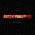 Black Friday. Progress loading bar in the form of lettering Black Friday Royalty Free Stock Photo