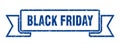 black friday ribbon. black friday grunge band sign. Royalty Free Stock Photo