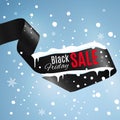 Black friday ribbon Royalty Free Stock Photo