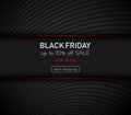 Black friday sale abstract promo poster.
