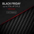 Black friday sale abstract textured promo poster.