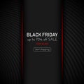 Black friday sale abstract textured promo poster.