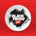 Black friday sale background. Banner template. Vector illustration