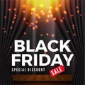 Black Friday Sale Banner Background for Special Deal Promotion