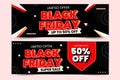 Black Friday sale Banner design template Royalty Free Stock Photo