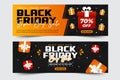 Black Friday Sale Banner Design Template Royalty Free Stock Photo