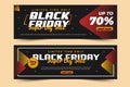Black Friday sale Banner design template Royalty Free Stock Photo