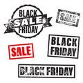 Black Friday Sale banner, poster, discount stamp