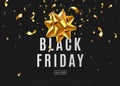 Black Friday sale banner for social media promotion.Vector illustration