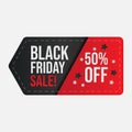 Black Friday Sale banner vector image