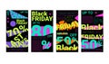 Black Friday sale banners template