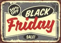 Black Friday sale business concept advertisement