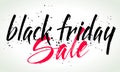 Black Friday Sale lettering. Vector illustration Royalty Free Stock Photo