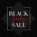 Black Friday Sale Classy Card Royalty Free Stock Photo