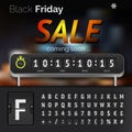 Black Friday sale countdown timer