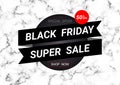 Black Friday sale inscription design template, Concept of advertising for seasonal offer with abstract background. Royalty Free Stock Photo