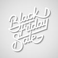 Black Friday Sale Lettering Badge