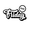 Black Friday Sale Lettering Badge