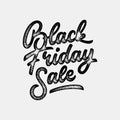 Black Friday Sale Lettering Badge