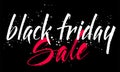 Black Friday Sale lettering. Vector illustration Royalty Free Stock Photo