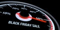 Black Friday 50 % Sale Level Meter extremely detaild and realistic high resolution 3d illustration