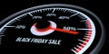 Black Friday 50 % Sale Level Meter extremely detaild and realistic high resolution 3d illustration