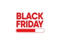 Black friday sale loading Royalty Free Stock Photo