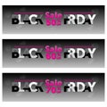 Black Friday. Sale 50, 60, 70-off. Vector creative template for shops, web