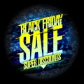 Black friday sale poster design, super discounts