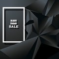 Black Friday sale Poster design vector template Royalty Free Stock Photo