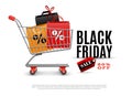 Black Friday Sale Poster Royalty Free Stock Photo