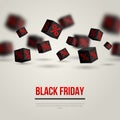 Black Friday Sale Poster. Vector Illustration Royalty Free Stock Photo