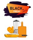 Black Friday Sale Poster Vector Illustration