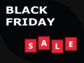 Black friday Sale price label discount illustration Royalty Free Stock Photo