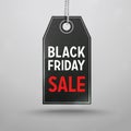 Black Friday Sale Price Tag Royalty Free Stock Photo